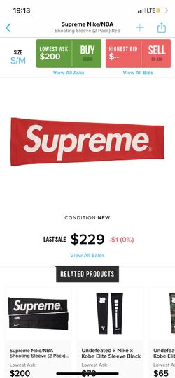 Supreme NBA Shooting Sleeve S/M