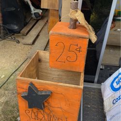 Wooden Pumpkins 
