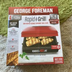 George foreman rapid Grill & Panini NEW