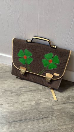 Vintage 1970s Italian Munari School Satchel / Briefcase – Retro Backpack Style