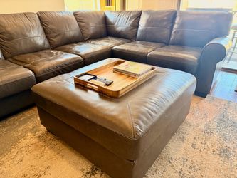 Leather Couch.