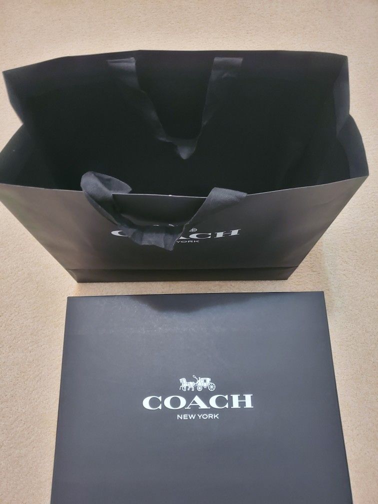 Coach Gift Boxes n Carry Bag Authentic