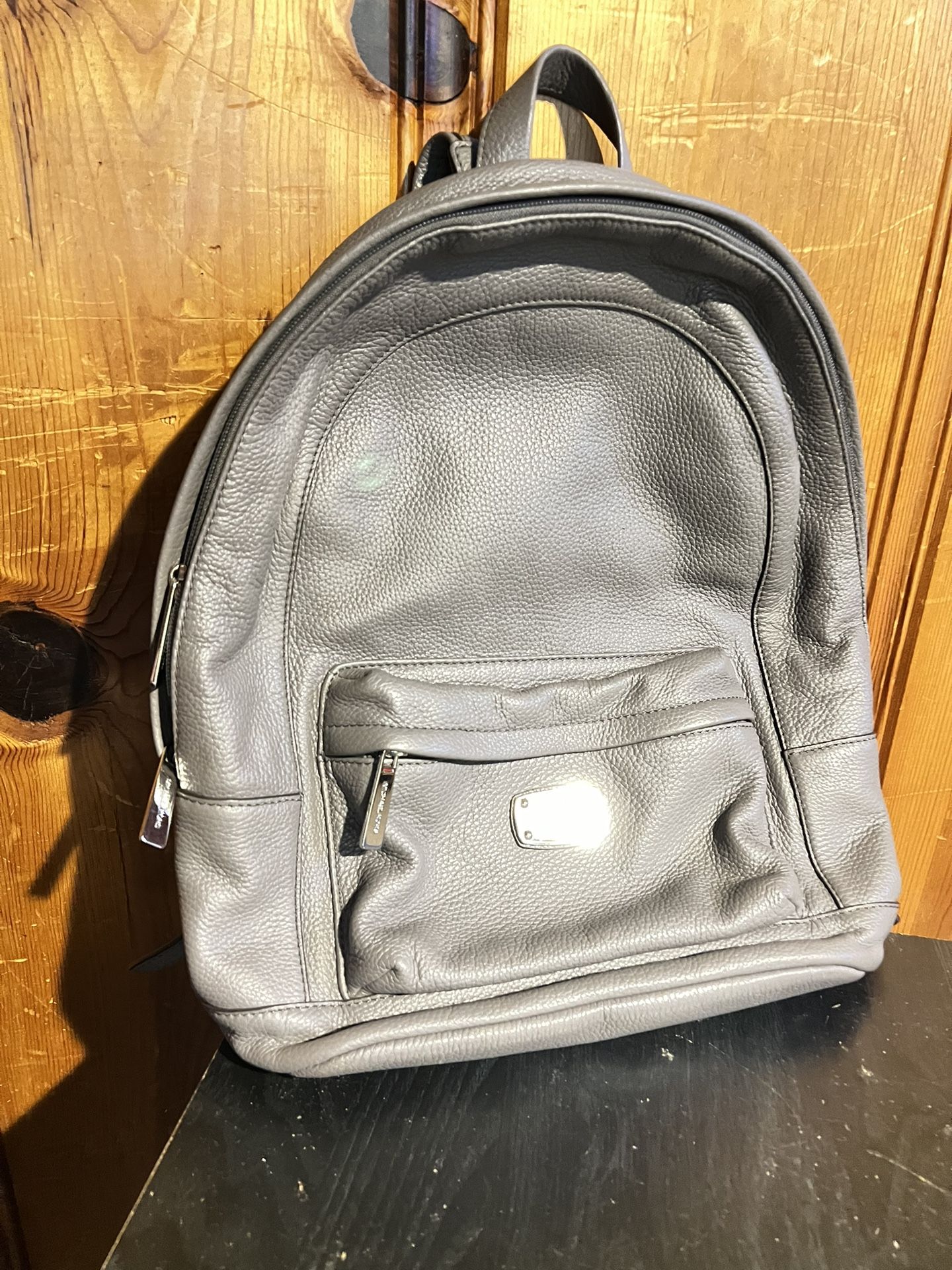 Michael Kors Gray Backpack