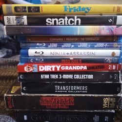 DVD And Blu Ray Movies 
