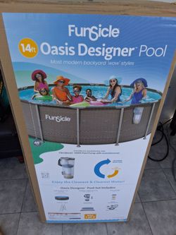 14' round above ground pool BRAND NEW