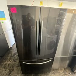 Black Stainless Steel Samsung French Door Refrigerator
