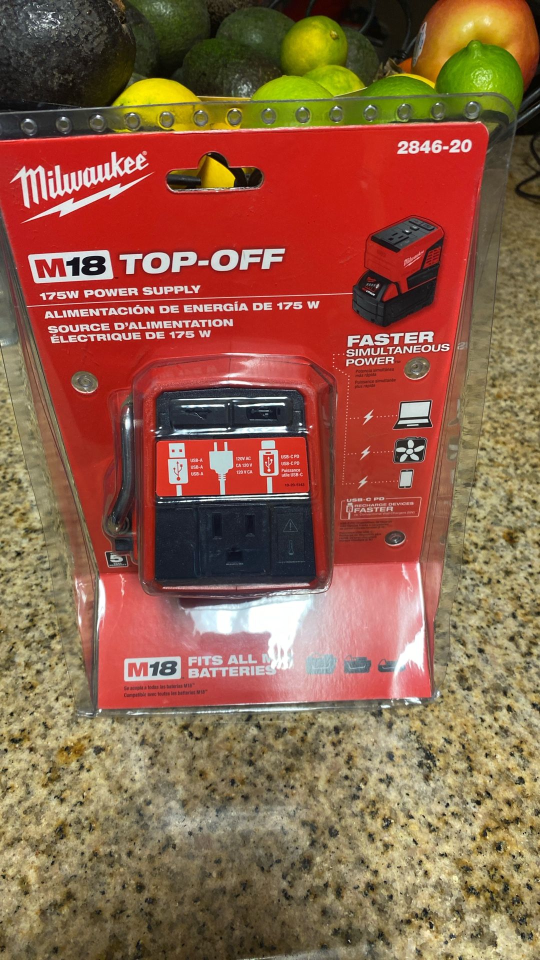 Milwaukee 2846-20 175w Power Supply