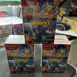 Pokemon Surging Sparks Booster Bundles X3 