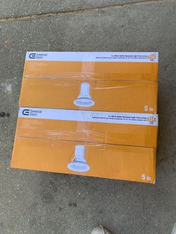 Commercial Electric 5 in. White Baffle Trim (6-Pack)