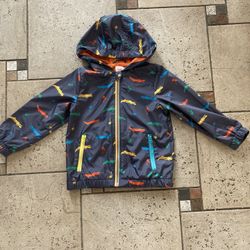 NWT Boys Lightweight Alligator hooded Jacket Size 5T