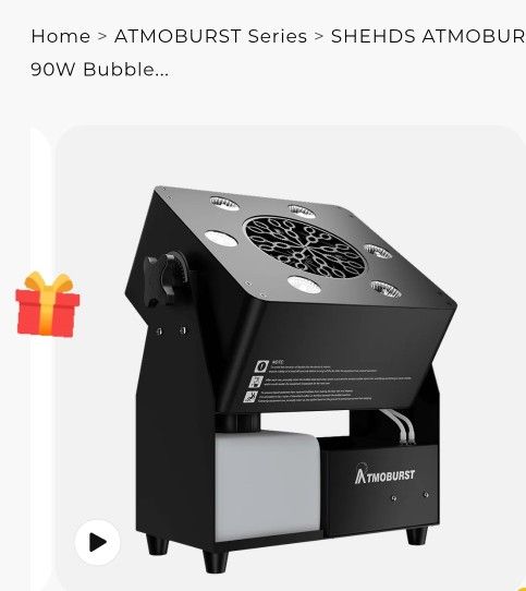 Atmoburst Super Bubble/Fog Machine