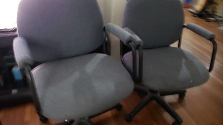 Two office chairs