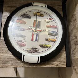 mustang Clock