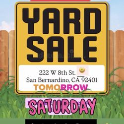 Yard Sale Saturday: 2/21/26