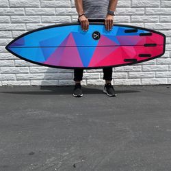 Used Surfboard Thruster Quad