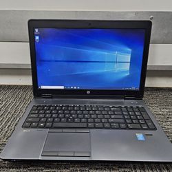 Hp Z book 15 Laptop Quad Core I7 32 GB RAM Windows 10