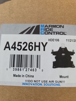 Marmon Ride Control Motor Mount for 2007  3.0 Honda  Accord