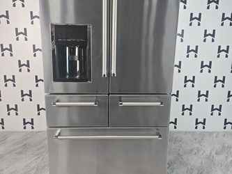 KitchenAid 25.8 Cu. Ft. 36" French Door Refrigerator with Platinum Interior (KRMF706ESS-D-2878)