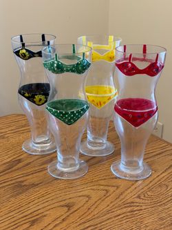 Bikini Beer Glasses