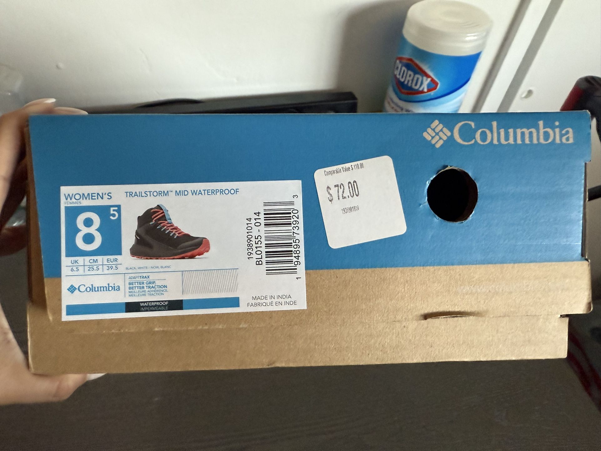 Columbia Women’s Trailstorm Mid Waterproof Boots Size 8.5 New