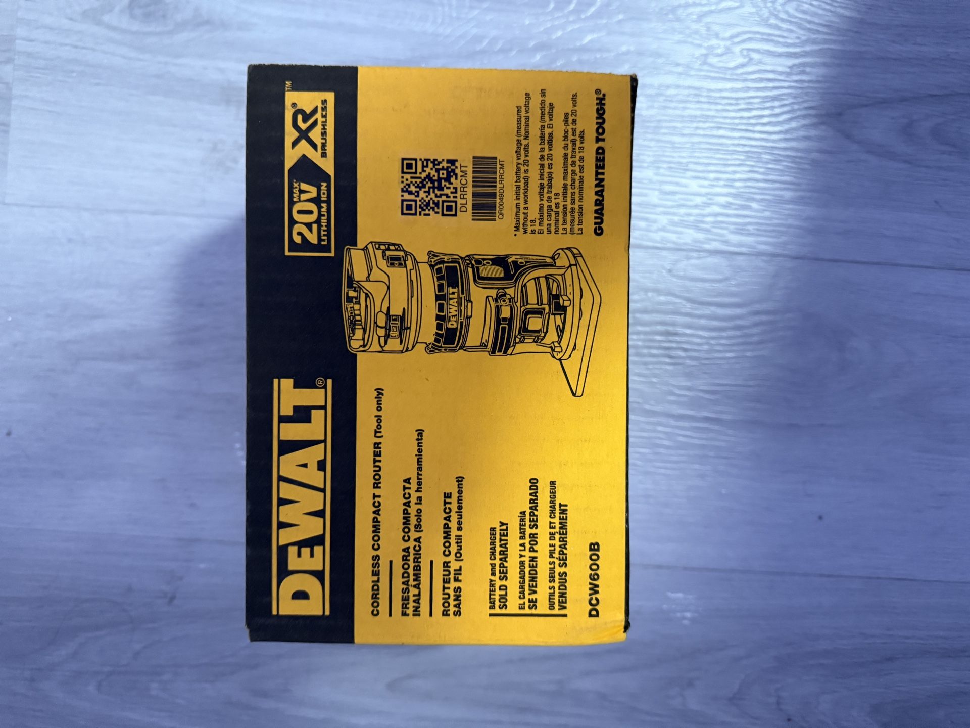 Dewalt xr 1/4-in variable speed brushless fixed cordless router