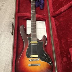 1982 Gibson Victory MV-II Electric Guitar - Wine Red Sunburst + Original Case & Box - Excellent Condition
