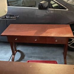 Hall Table with Three Drawers