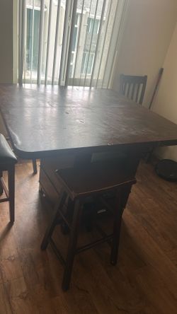 Wooden Wine Holder table