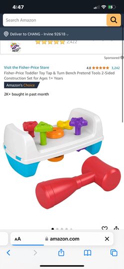 fisher price toddler hammer toy
