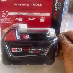 Milwaukee Red Lithium. Battery New