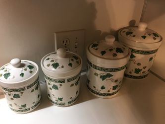 Ceramic Kitchen Canister Set