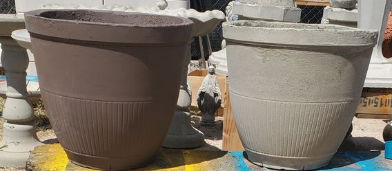 Lg Concrete Planter Pots