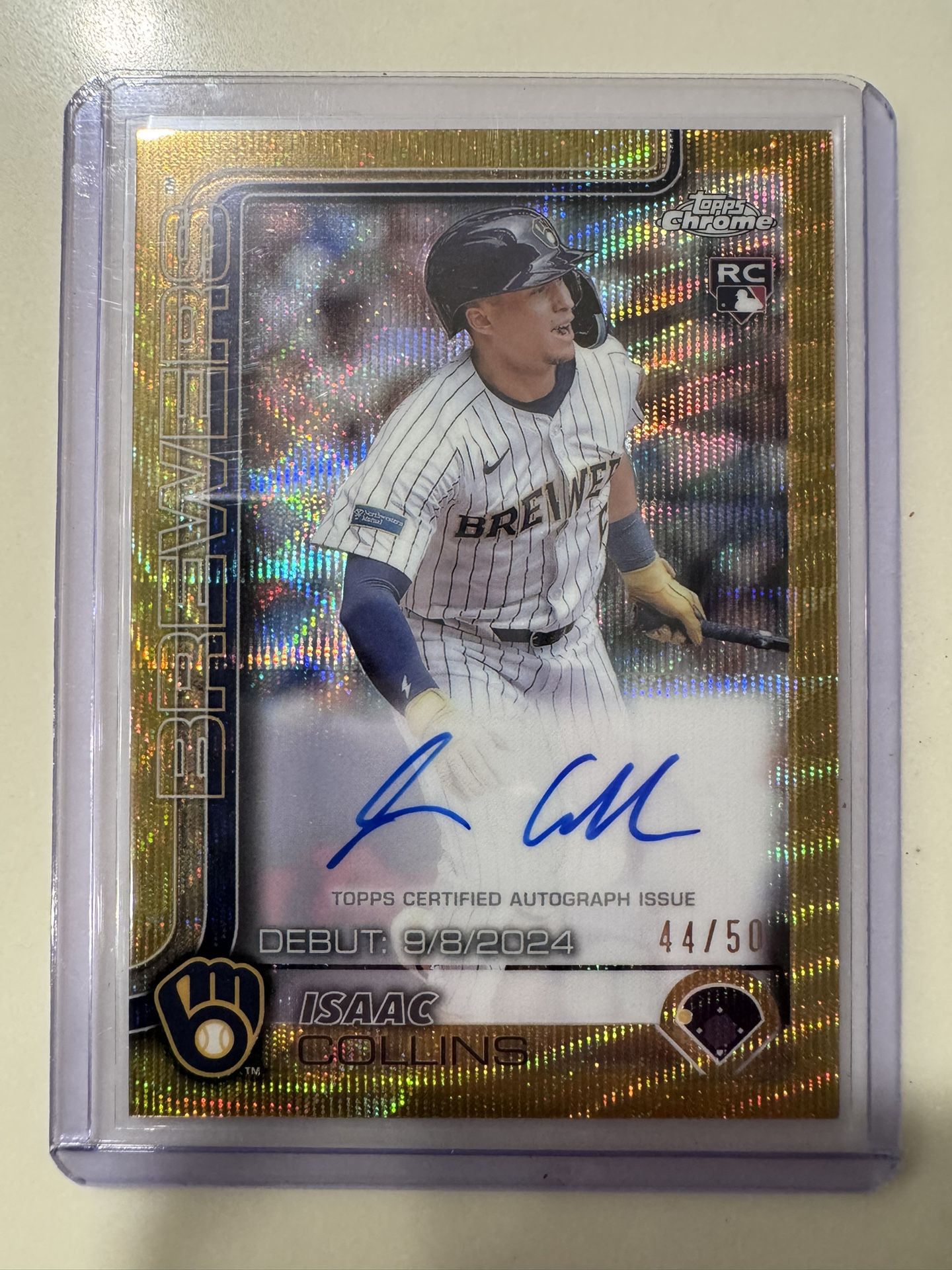 2025 Topps Chrome Update Isaac Collins