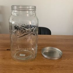 Large Glass Mason Jar 