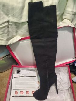 Past the outlet knee boots