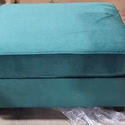 Huge Brand New Velvet Teal  Storage Ottomans