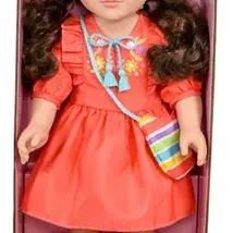 MyLifeAs Raegan Poseable 18 inch Doll, Brunette Hair, Green Eyes New