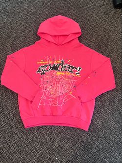 SP5DER hoodie pink size Medium