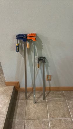 7  Bar clamps $15.00 each or all for $90.00