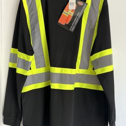 Dickies Long Sleeve Visibility Work Shirt