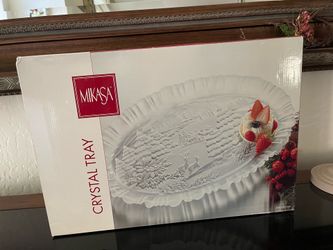 Mikasa Crystal Canape Tray (2)