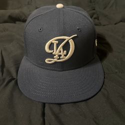 Dodgers city connect fitted hat