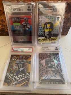 Jaxon Smith-Njigba Graded Rookie Card Lot x4