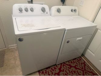 3 years old Whirlpool washer and dryer