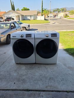 samsung washer&gas dryer (delivery available)