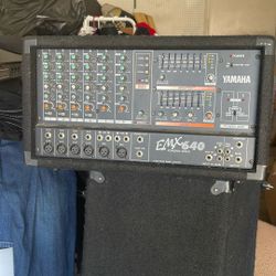 YAMAHA POWERED AMP 640 POWERED MIXER AMP EMX 640