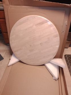 New 36" Unfinished Table Top