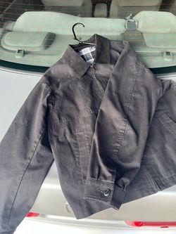 Black Canvas Work Jacket