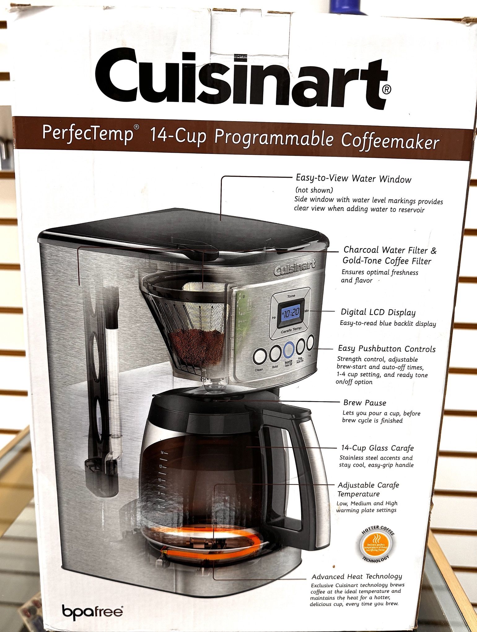 Cuisinart DCC-3200 14-Cup Glass Carafe with Stainless Steel Handle (O🐝)