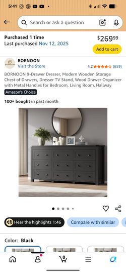 BRAND NEW DRESSER!